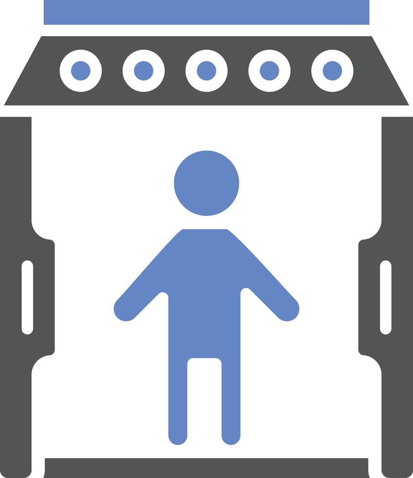 Metal Detector Icon Style vector