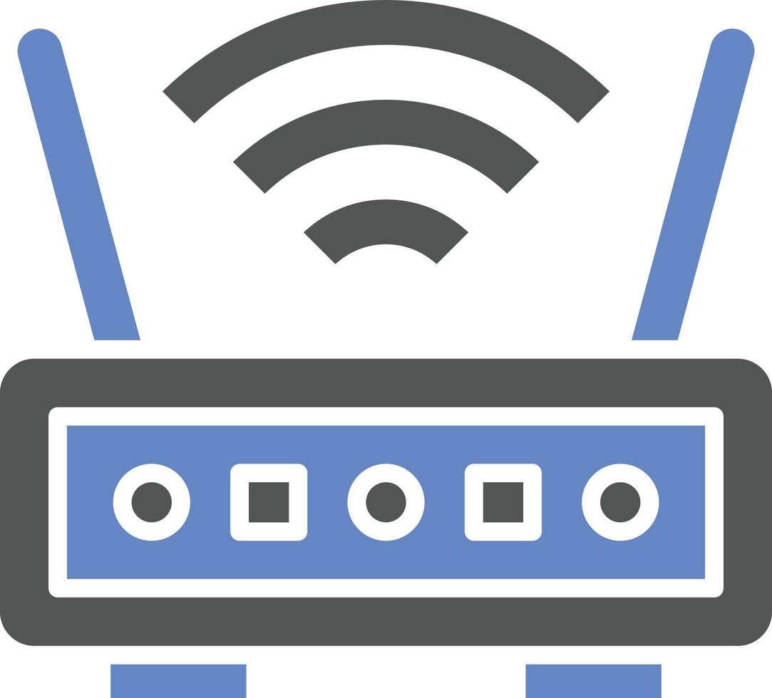 Wireless Router Icon Style vector
