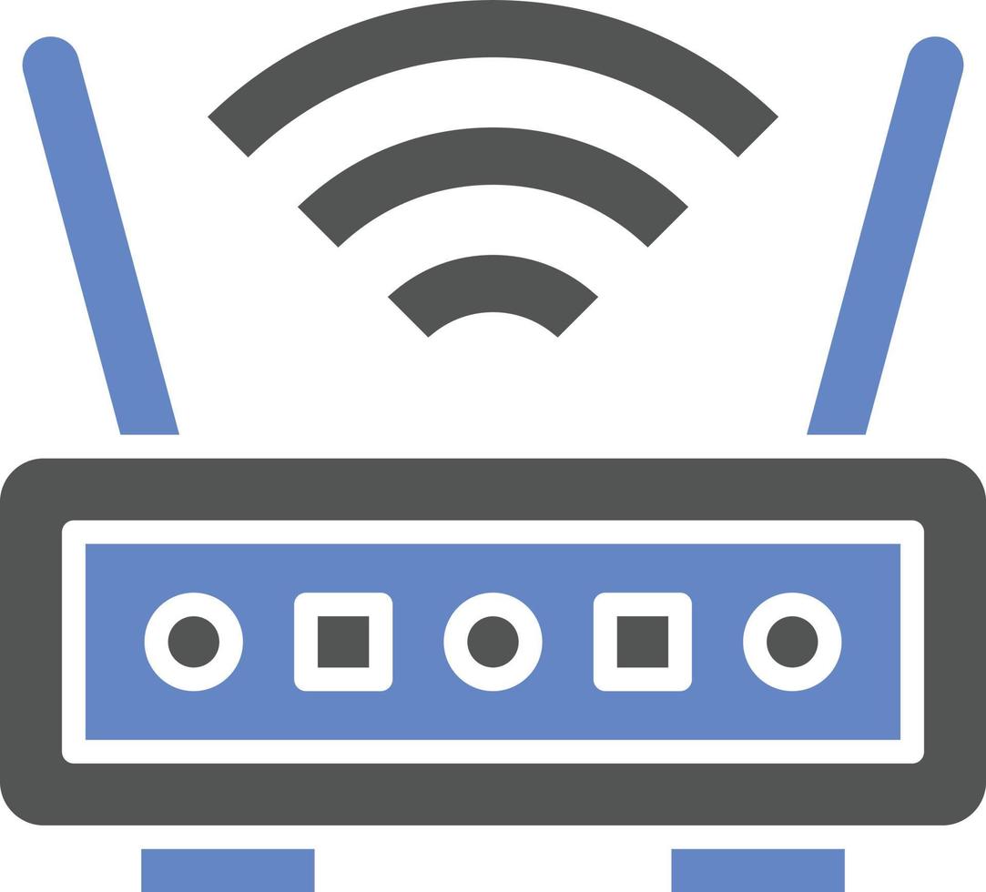 Wireless Router Icon Style vector