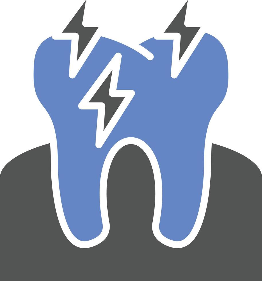 Toothache Icon Style vector