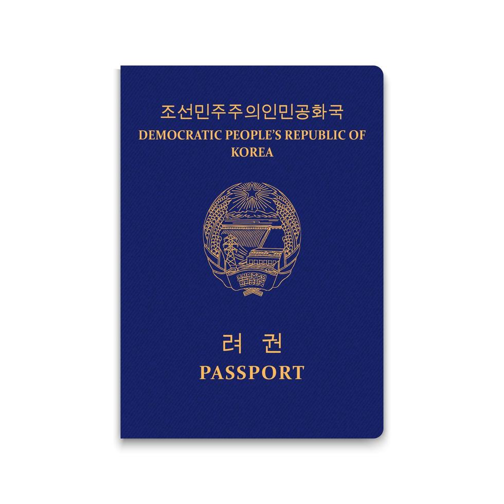 Realistic 3d Passport vector