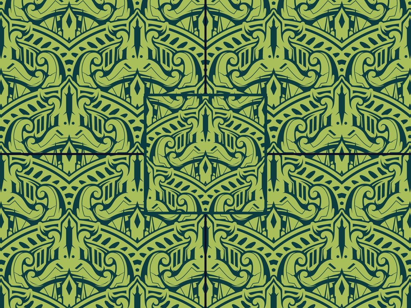 set color combination of seamless ornamental pattern vector