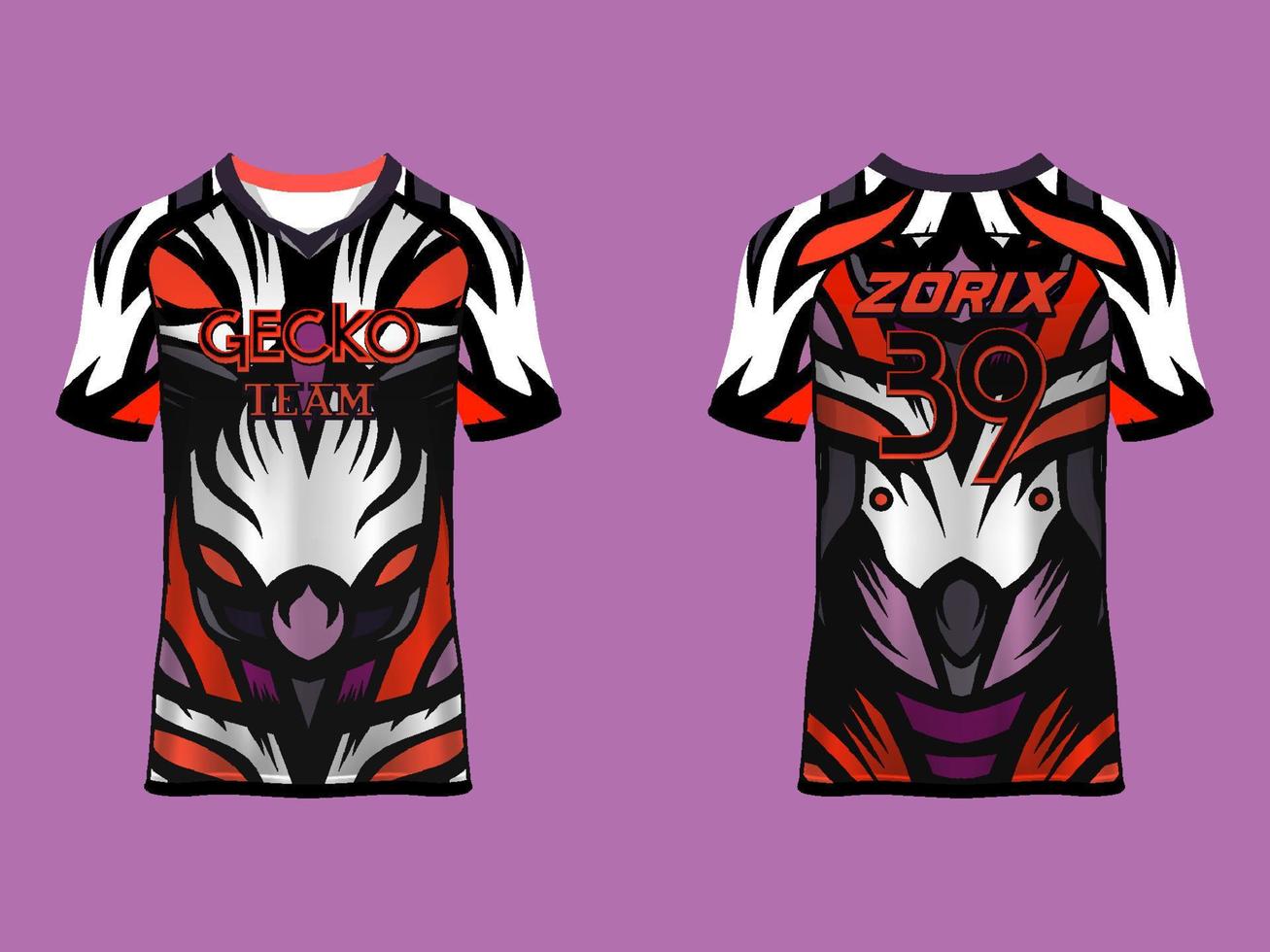 Universal Jersey Team and Club sport and esport vector