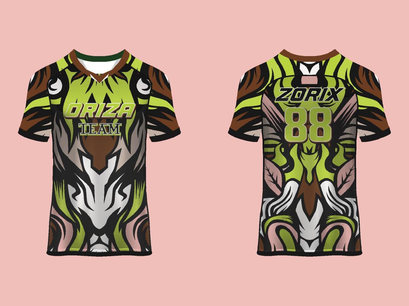 camiseta deportiva manga raglán vector