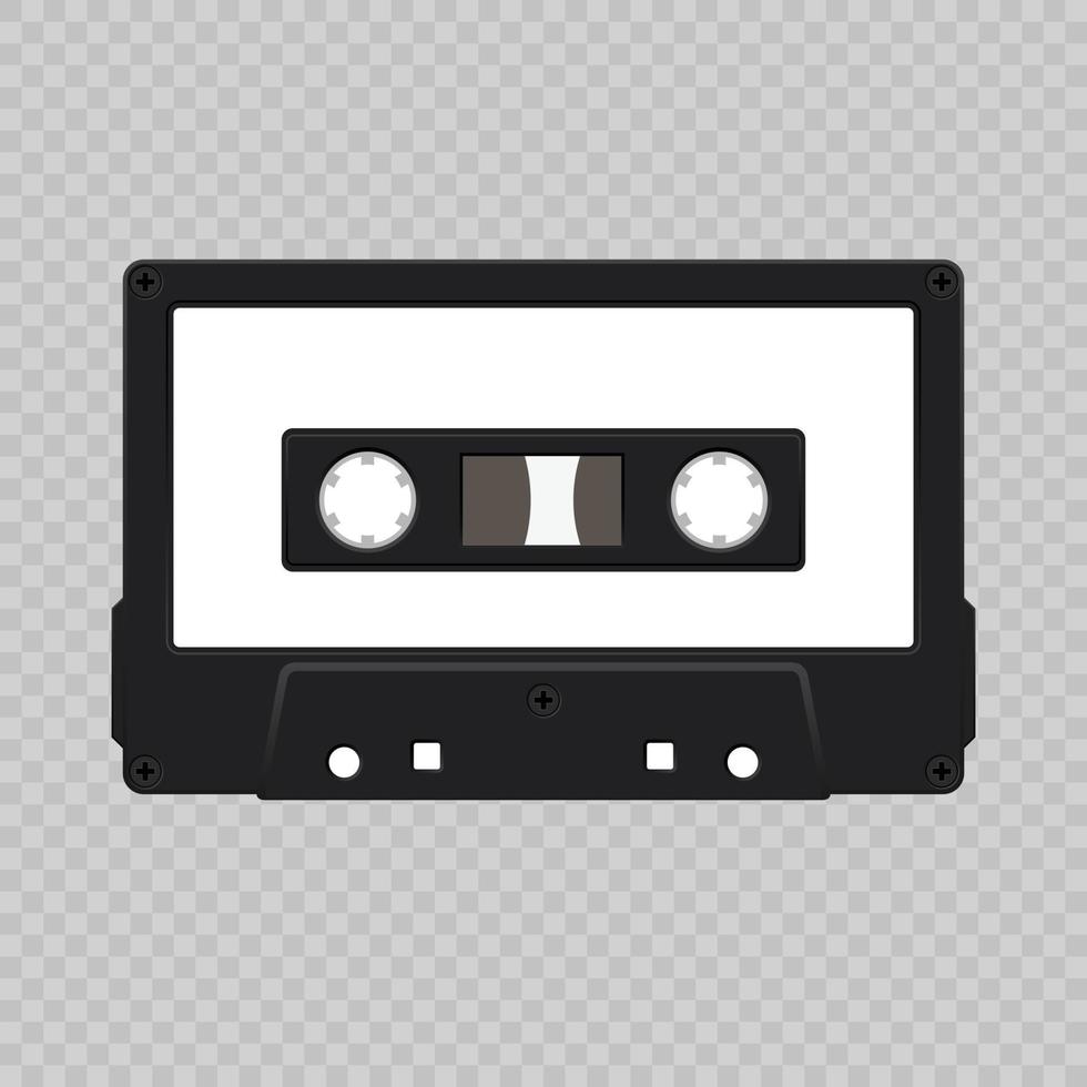 audio cassette tape vector