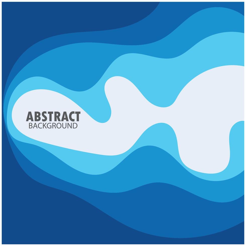 ABSTRACT WAVE BACKGROUND DESIGN WITH BLUE COMBINATION VECTOR