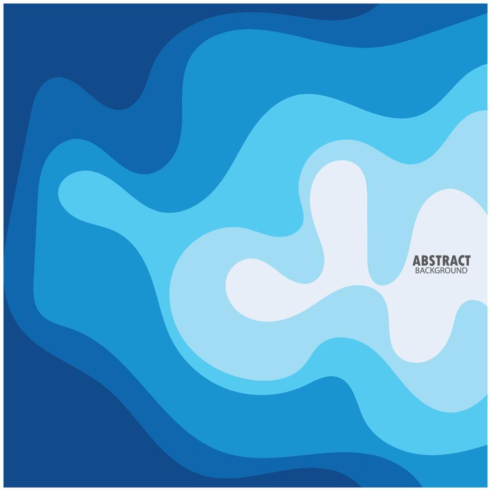 ABSTRACT WAVE BACKGROUND DESIGN WITH BLUE COMBINATION VECTOR