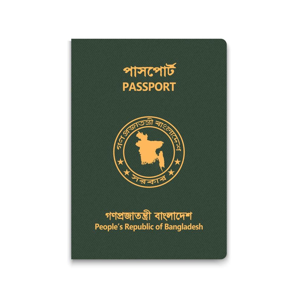 Realistic 3d Passport vector