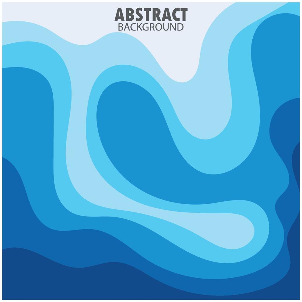 ABSTRACT WAVE BACKGROUND DESIGN WITH BLUE COMBINATION VECTOR