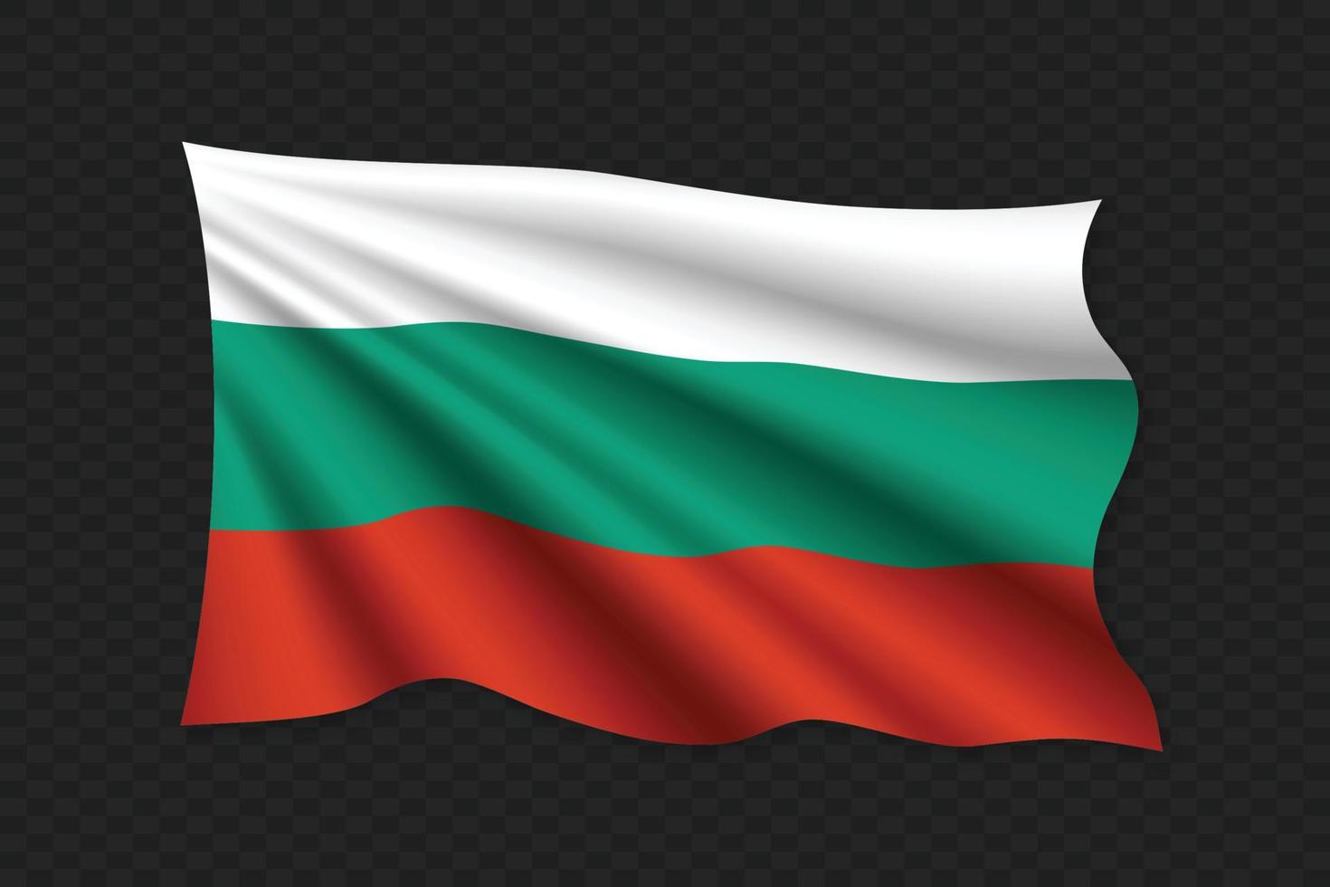 3D Waving Flag vector