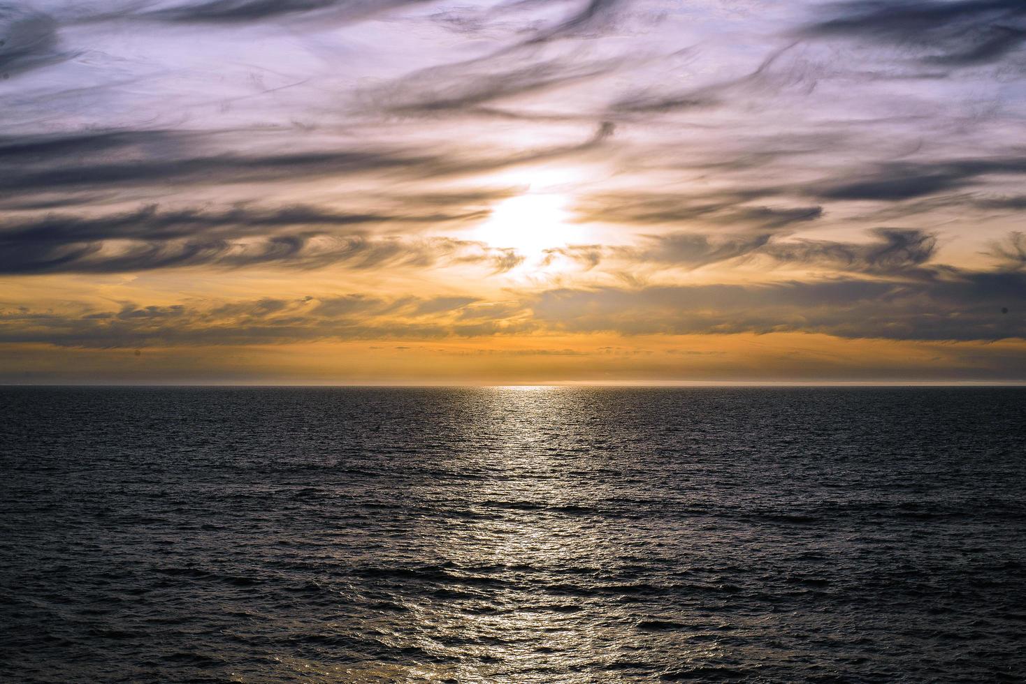 Yellow Gold California Pacirfic Ocean Sunset photo