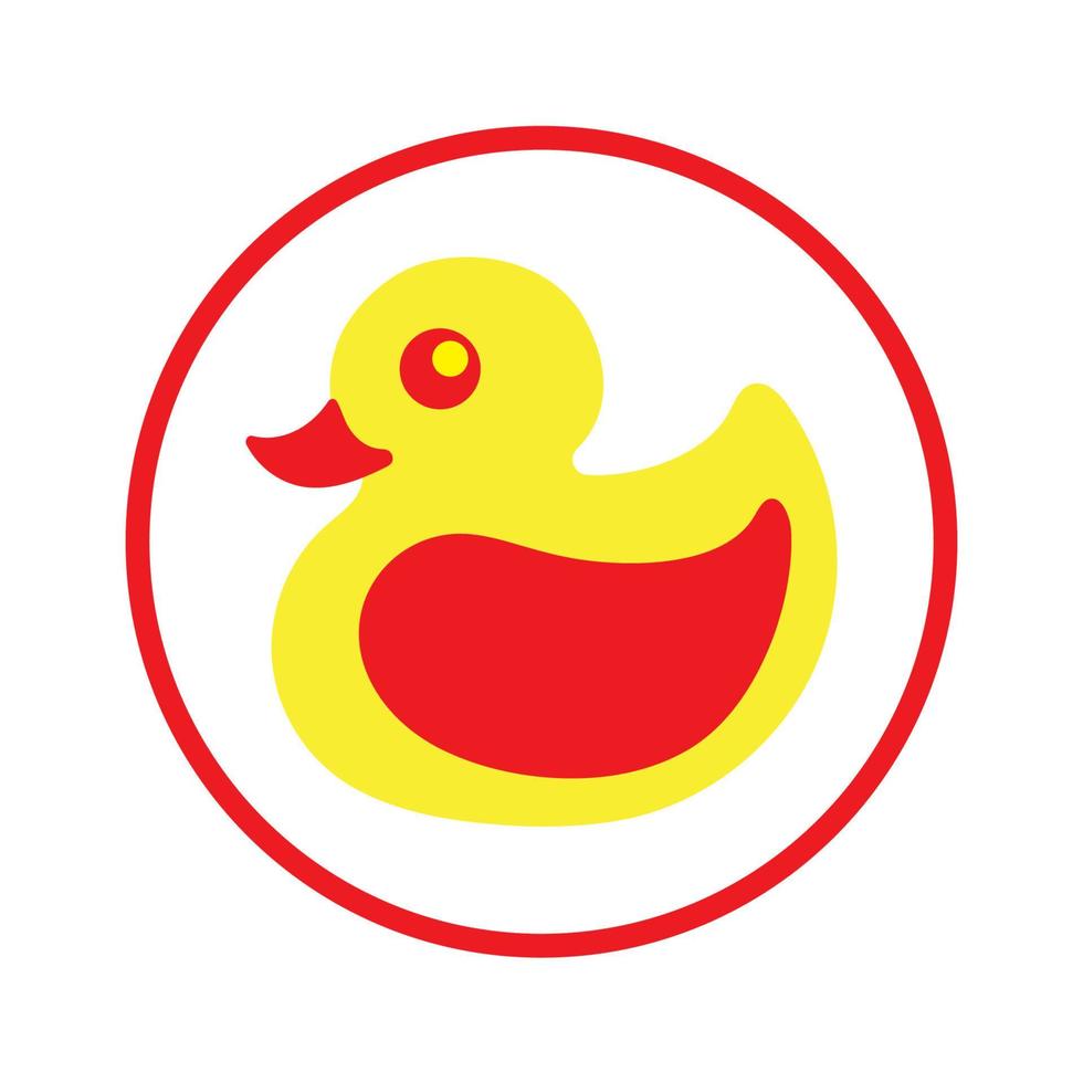 Duck symbol logo icon vector