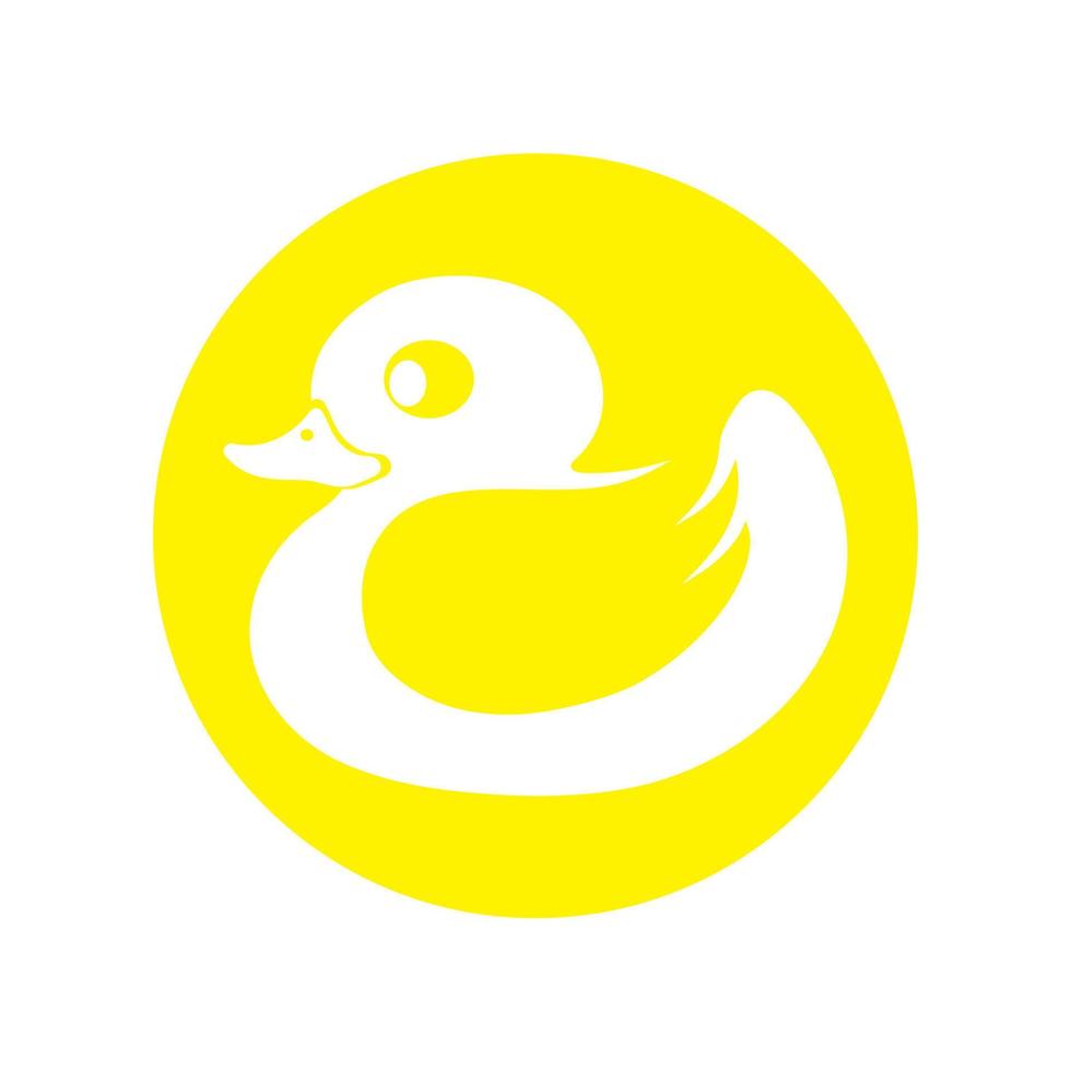 Duck symbol logo icon vector