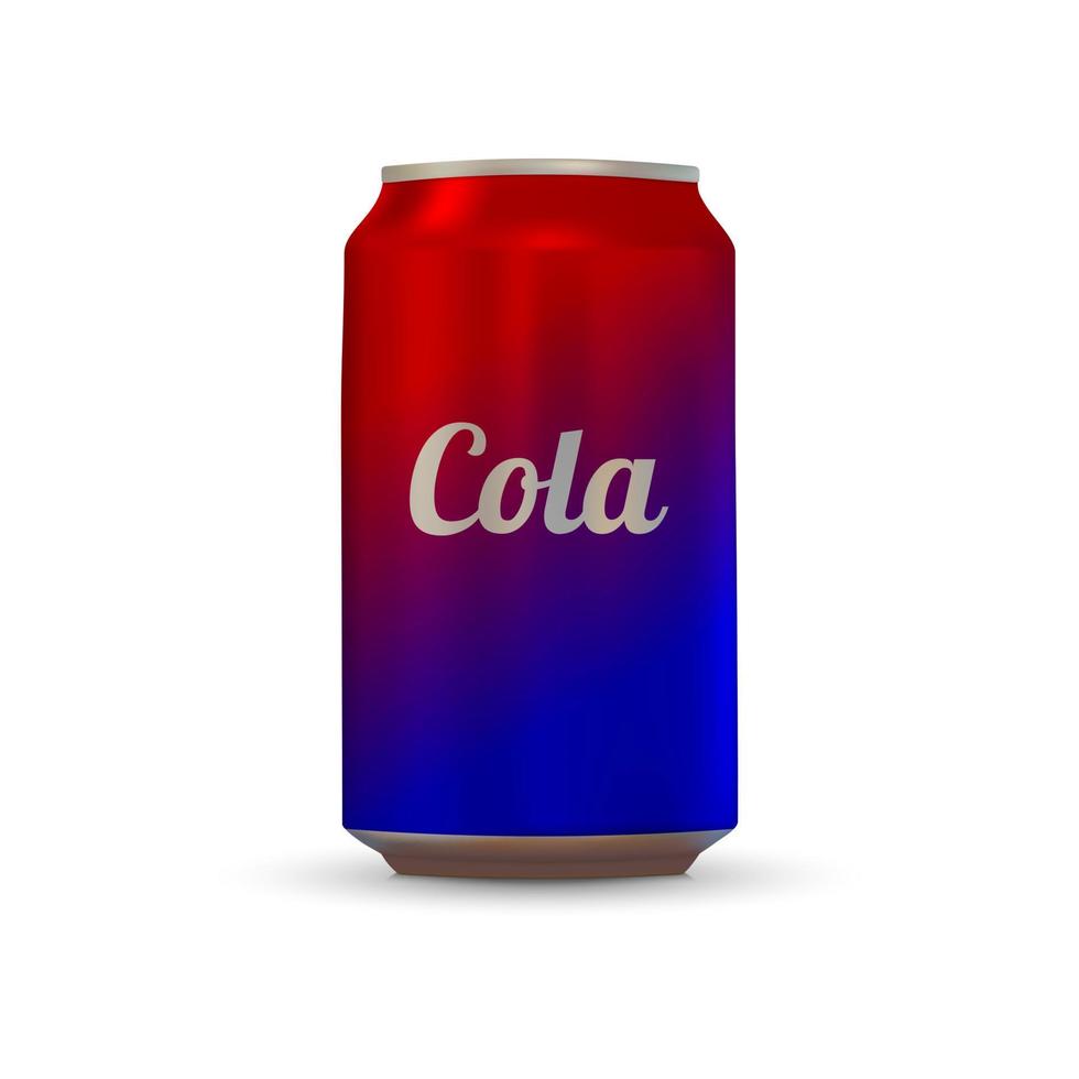 Drink aluminium can vector