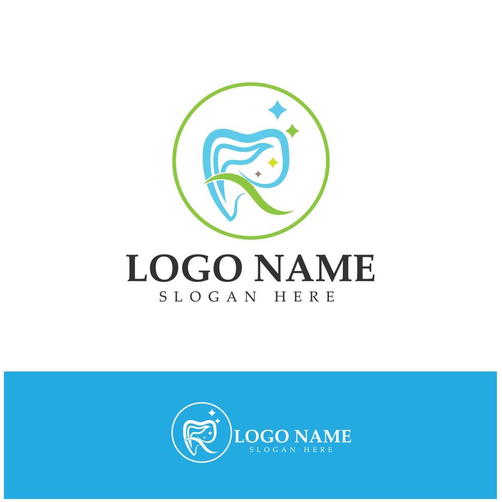 Dental Logo Design vector template.Creative Dentist Logo. Dental Clinic Vector Logo.