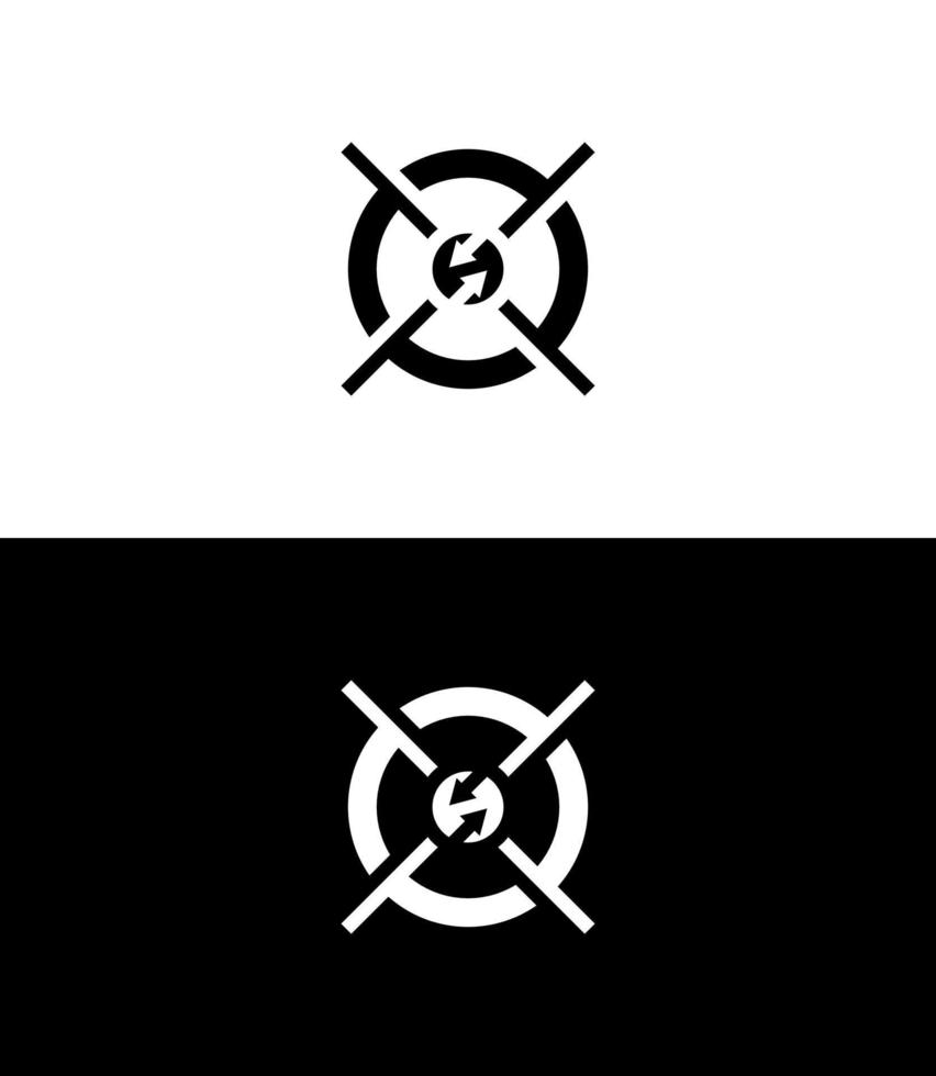 4T stylized monogram with illustration of up and down directions vector