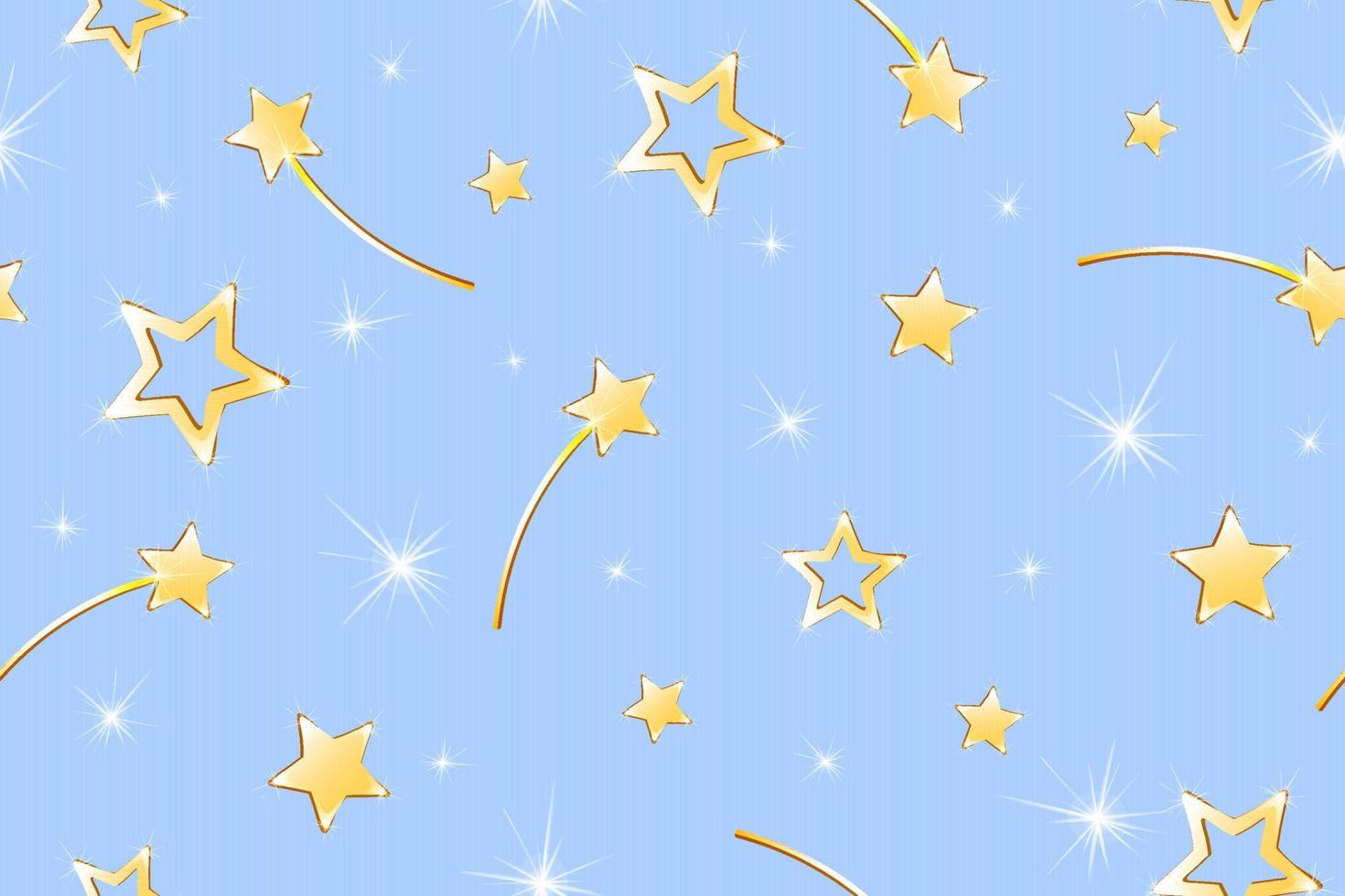 Star magic stick pattern vector