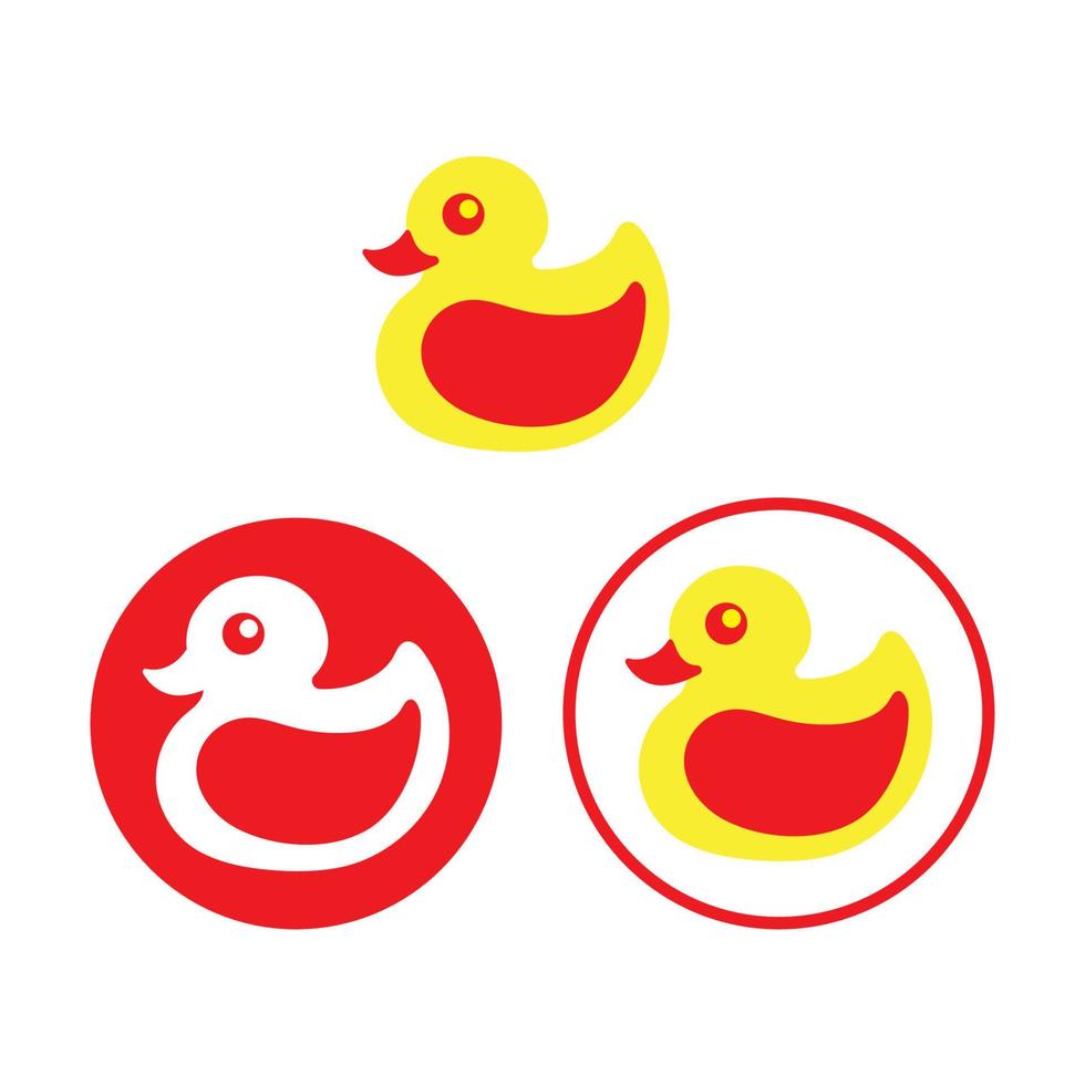 Duck symbol logo icon vector