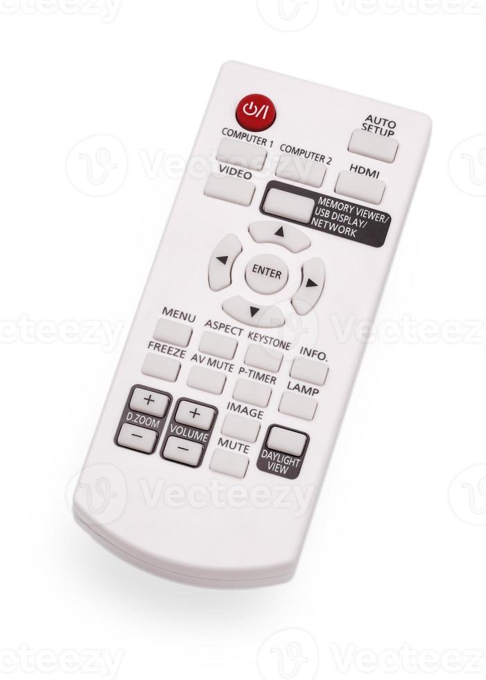 White multi-functional remote control photo
