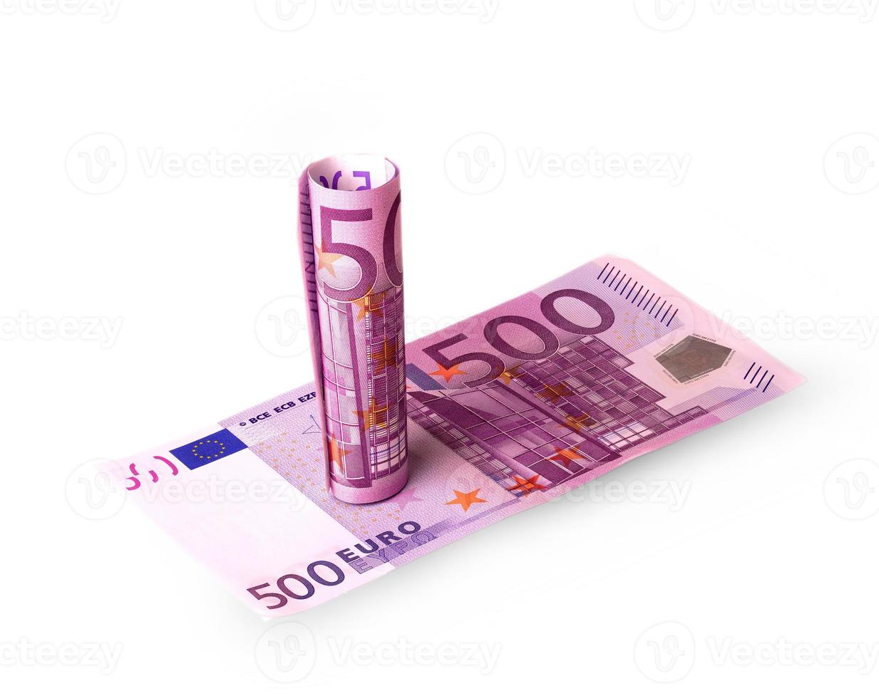 banknotes in the 500 euro photo