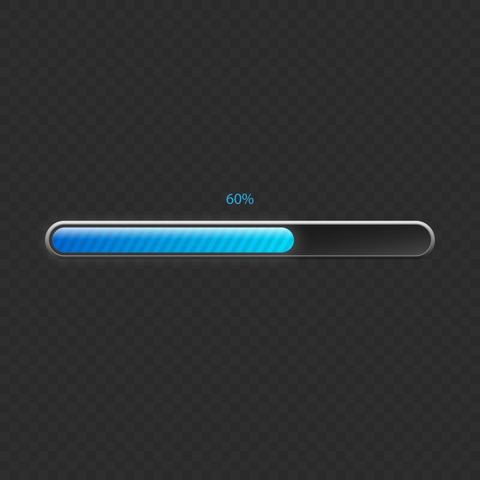 Progress loading bar vector