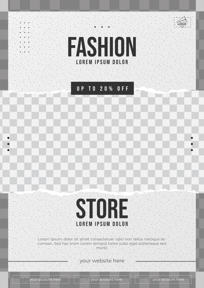 Promotion sale poste or flyer template vector