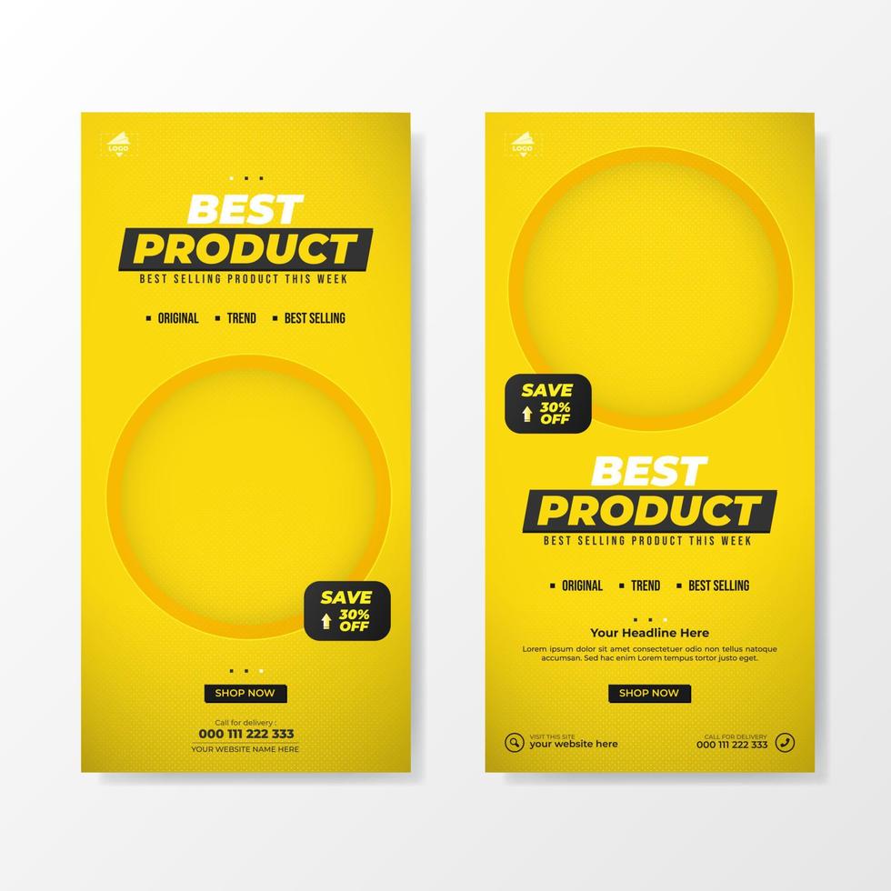 Best product promotion sale banner template vector