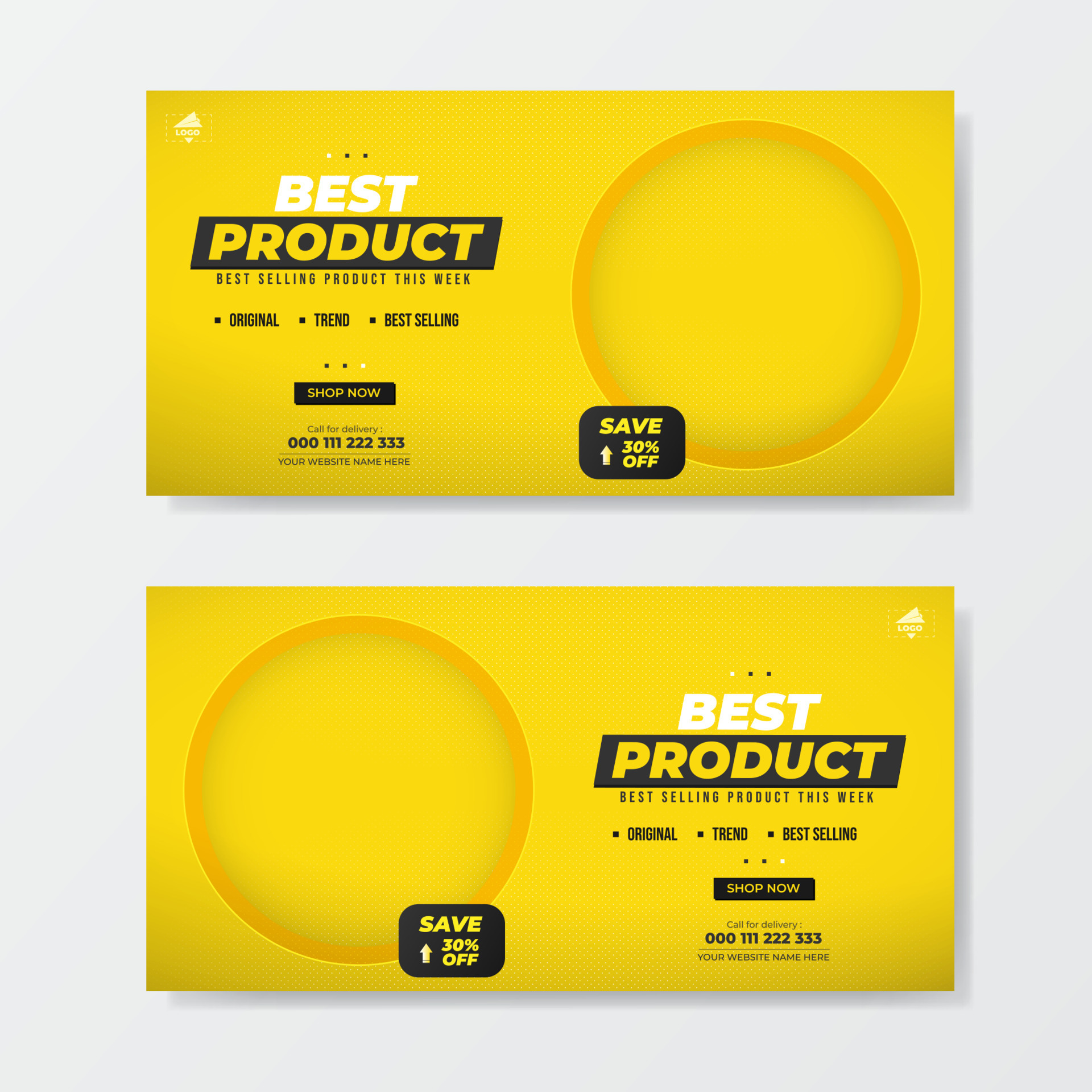Best product promotion sale banner template 8055149 Vector Art at Vecteezy