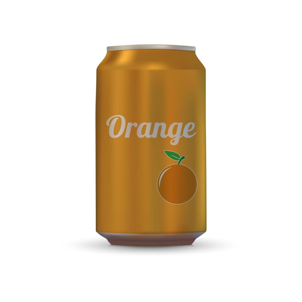 Drink aluminium can vector