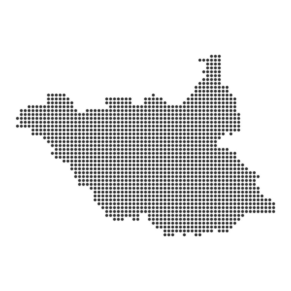 Map with dot vector
