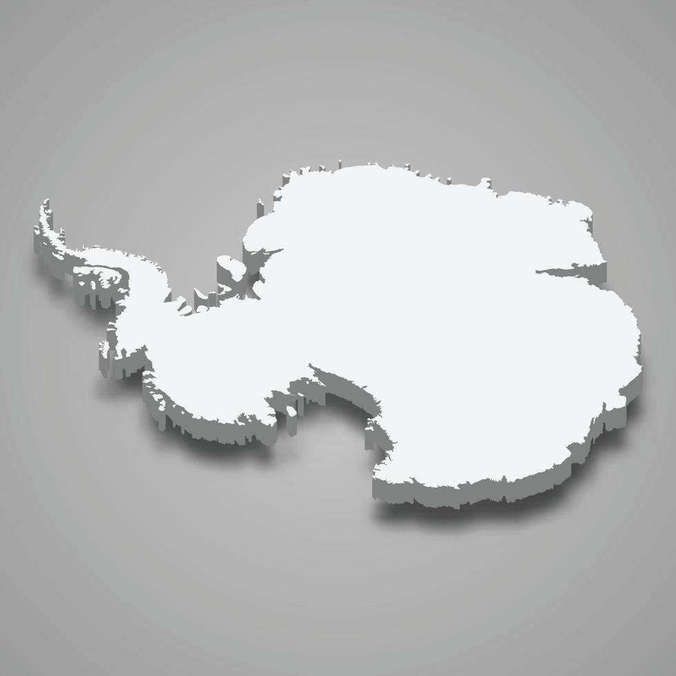3d map with borders Template for your design vector