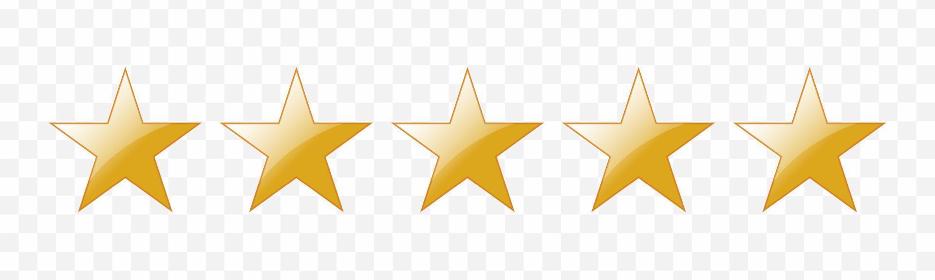 Five star rating vector