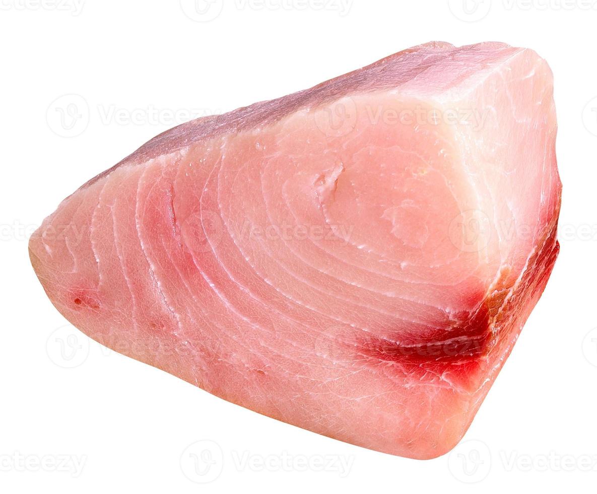 yellowfin tuna steak isolated on white background 8055883 Stock Photo