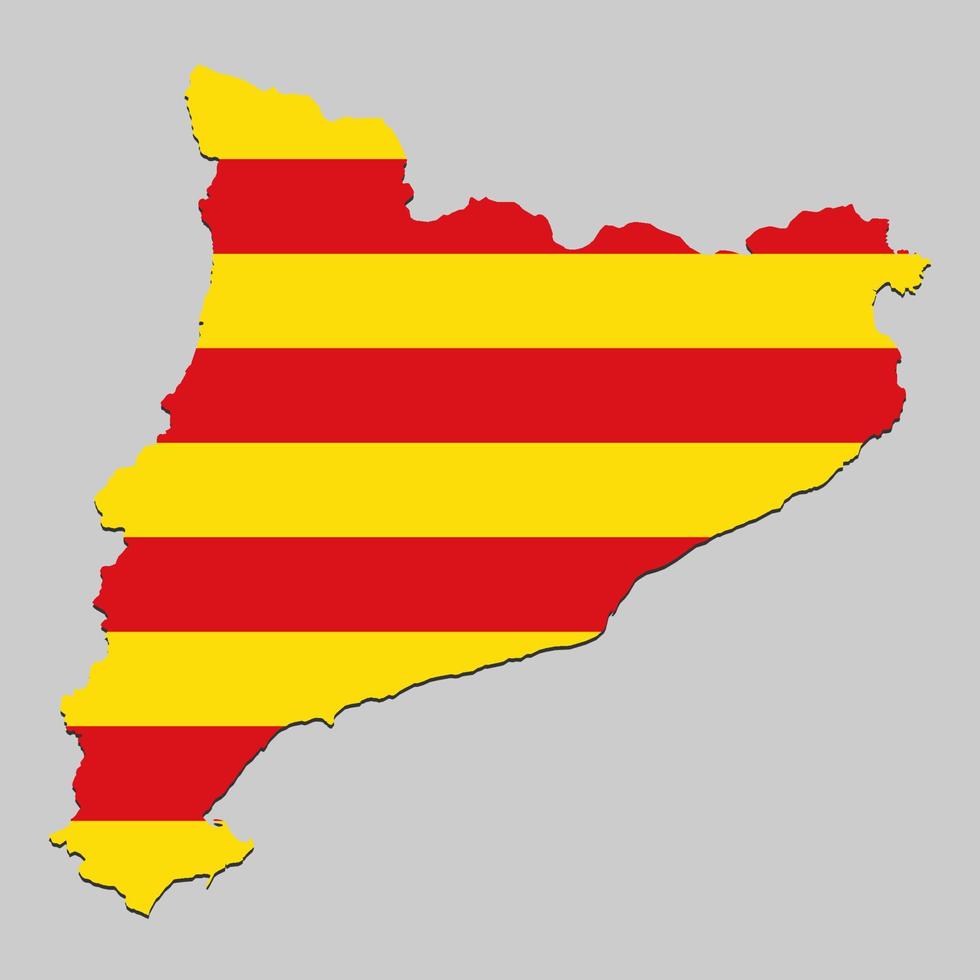 mapa con bandera vector