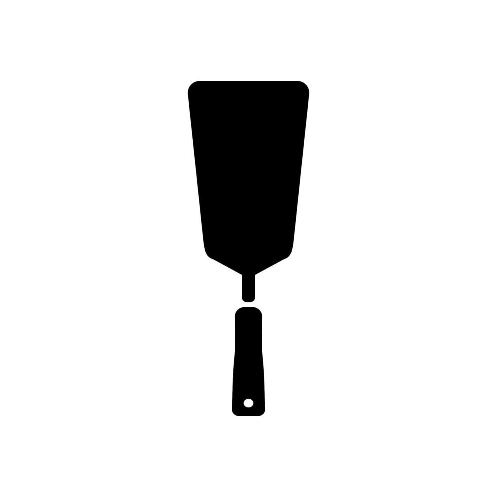 Black icon. Pizza spatula. vector