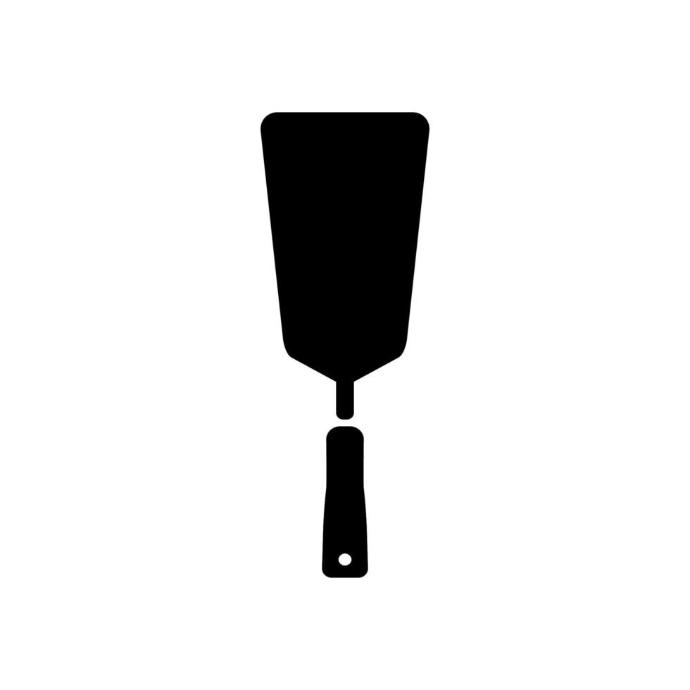 Black icon. Pizza spatula. vector