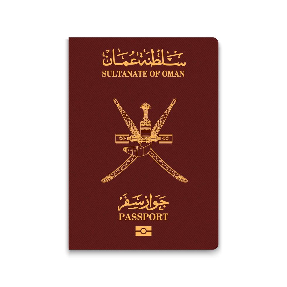 Realistic 3d Passport vector