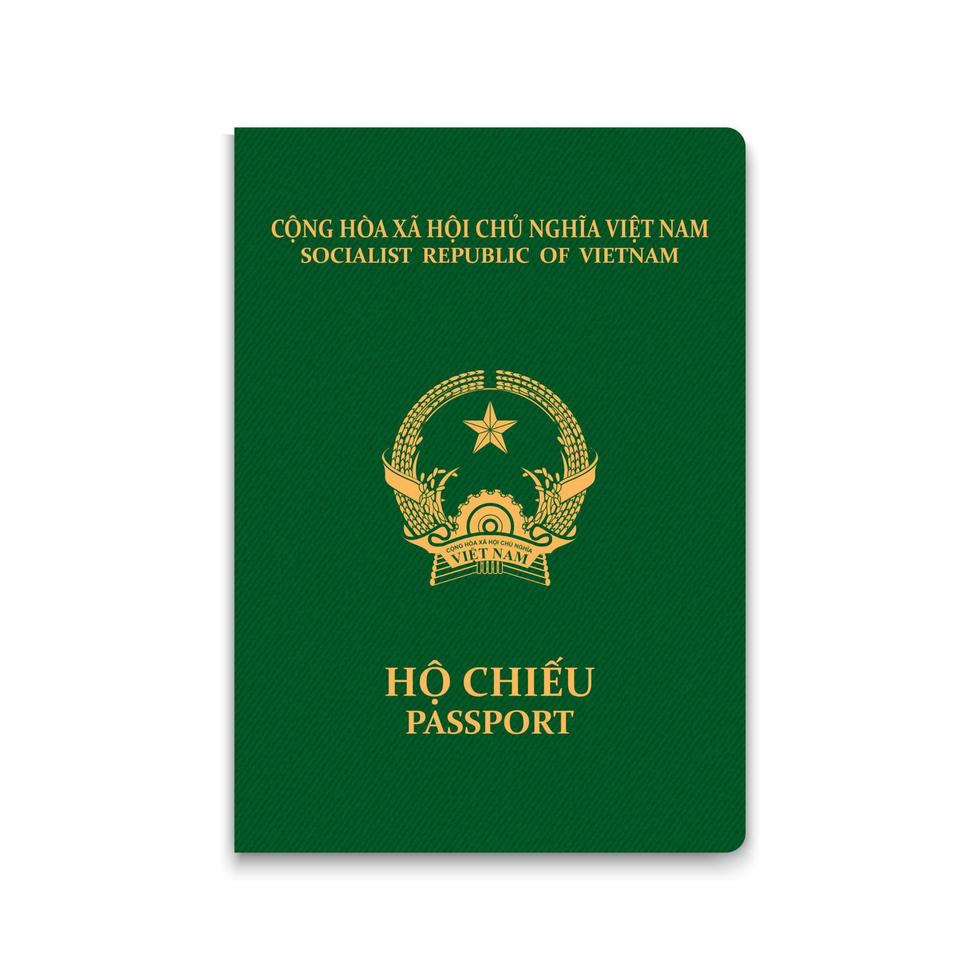 Realistic 3d Passport vector