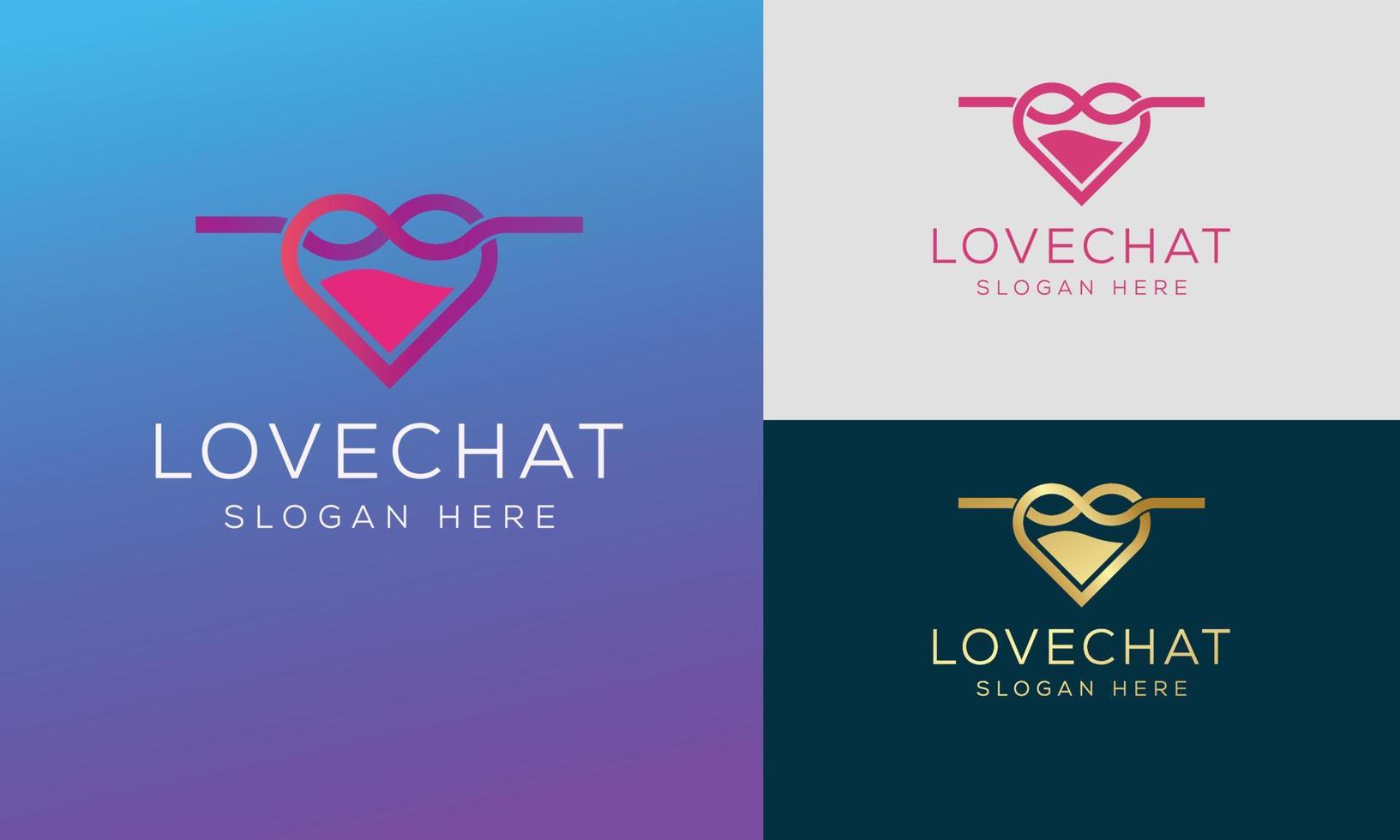 Dating Logo Icon. Design for web and mobile app vector