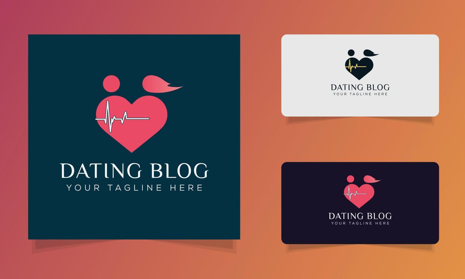 Dating Logo Icon. Design for web and mobile app vector