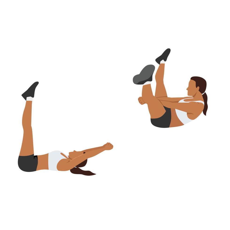 Crunch chop exercise sales