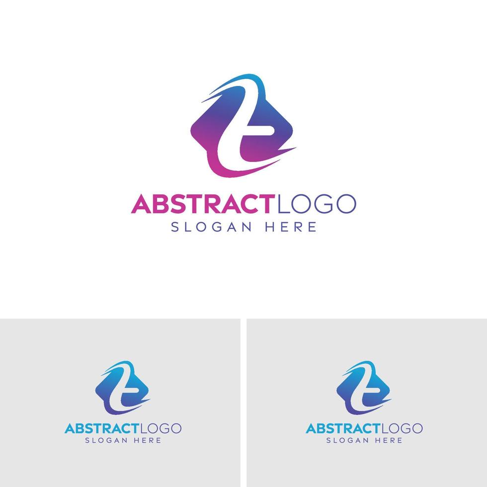 Abstract letter ZT logo-ZT logo design vector