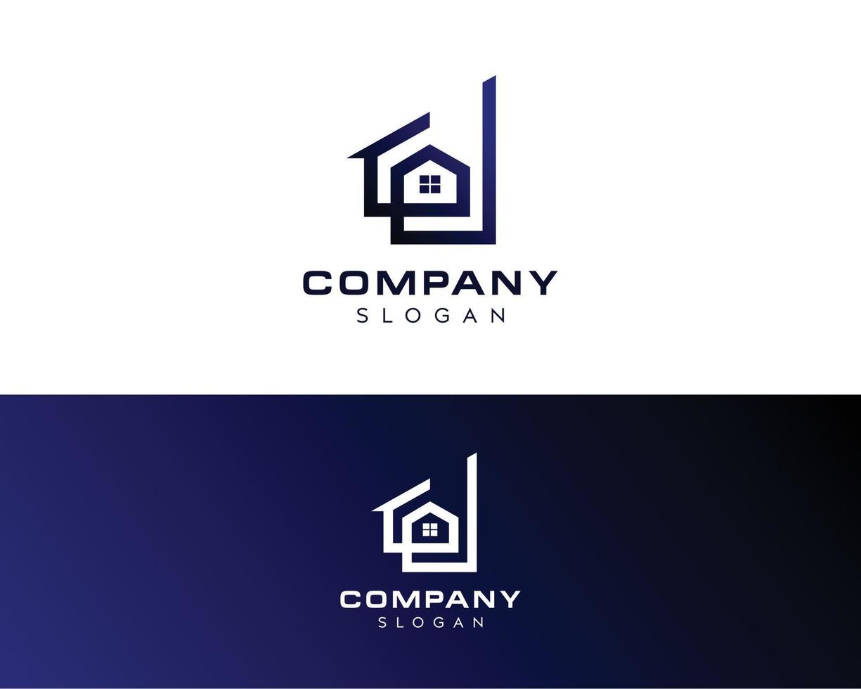 Small Home Logo Design Icon vector