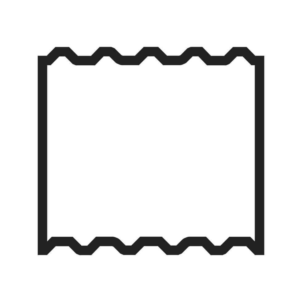Metal Sheet Line Icon vector
