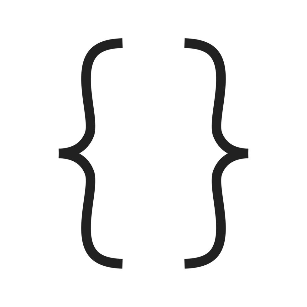 Developer options Line Icon vector