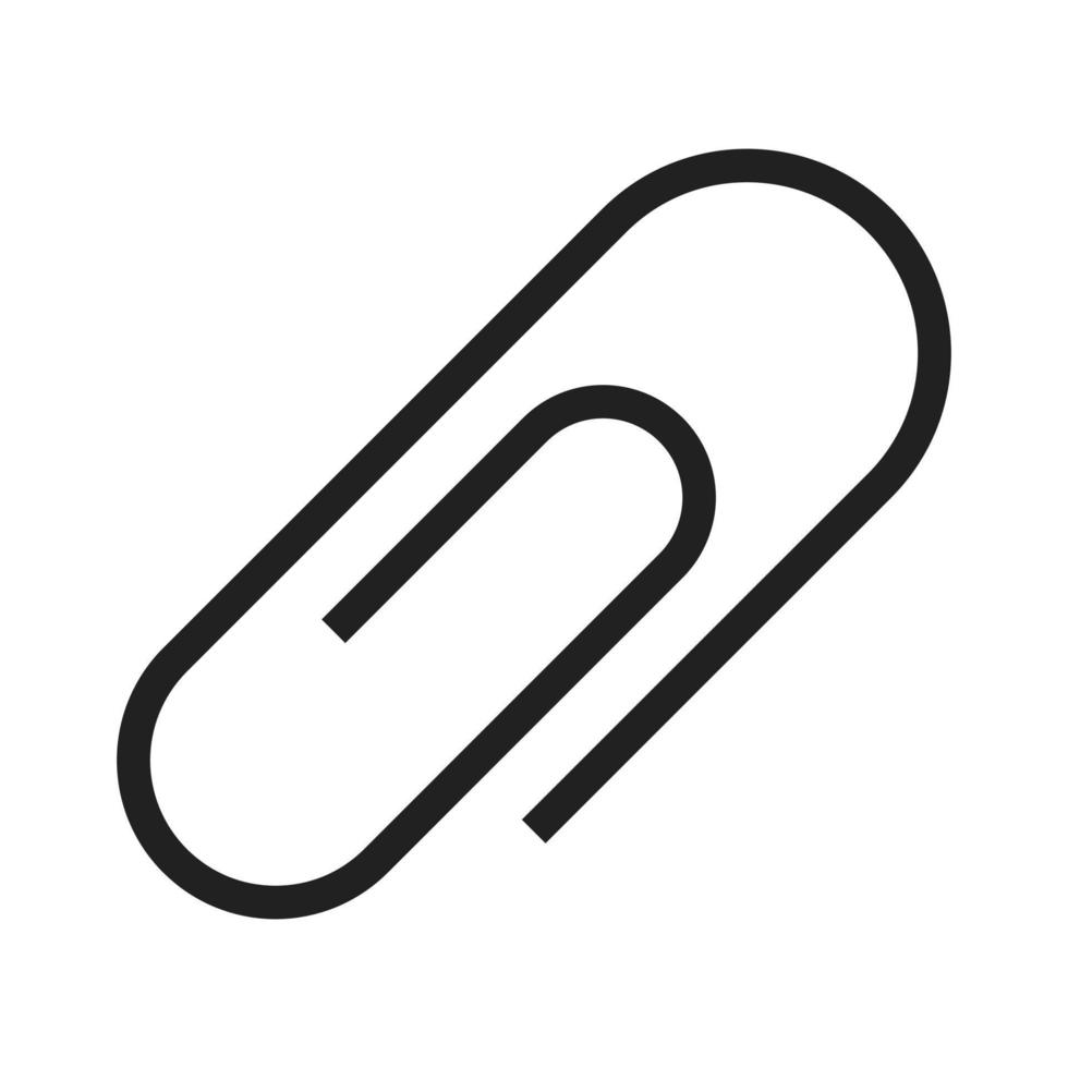 Attachment Line Icon vector