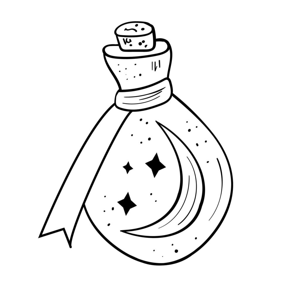 Magic potion alchemy vector