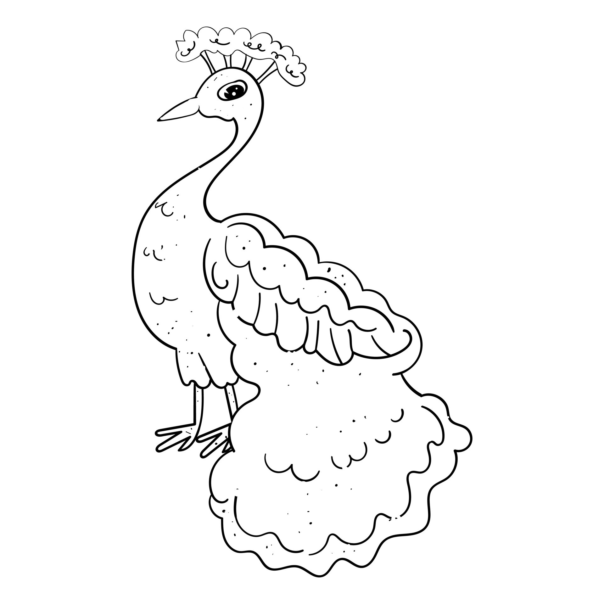 Cute cartoon peacock 8057272 Vector Art at Vecteezy Cute cartoon peacock 8057272 Vector Art at Vecteezy