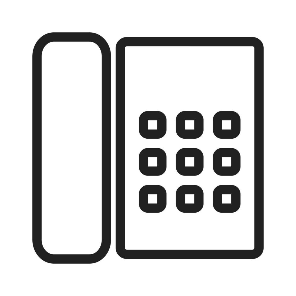 Phone Line Icon vector