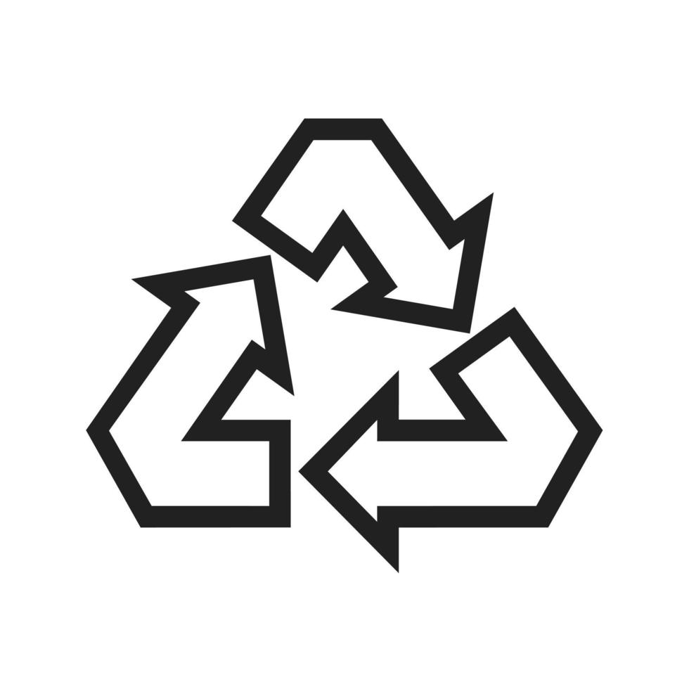 Recycle Line Icon vector